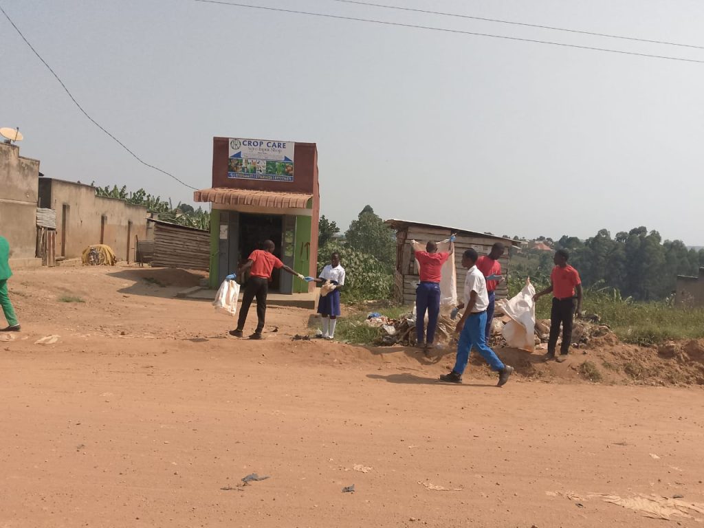 Staff, Management and Students Participate in Community Cleanup